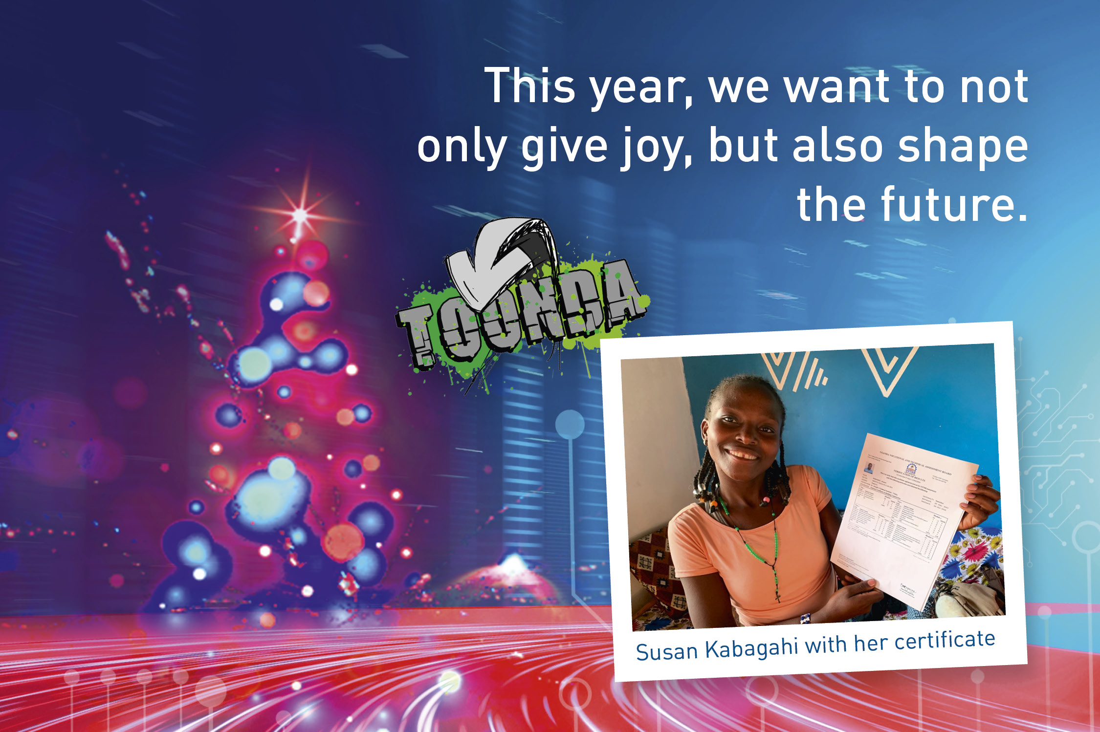 Christmas wishes & the christmas donation of HALA which goes to TOONDA