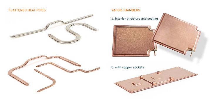 Flattened Heat Pipes - Vapor Chambers